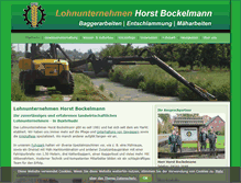 Tablet Screenshot of lohnunternehmen-bockelmann.de